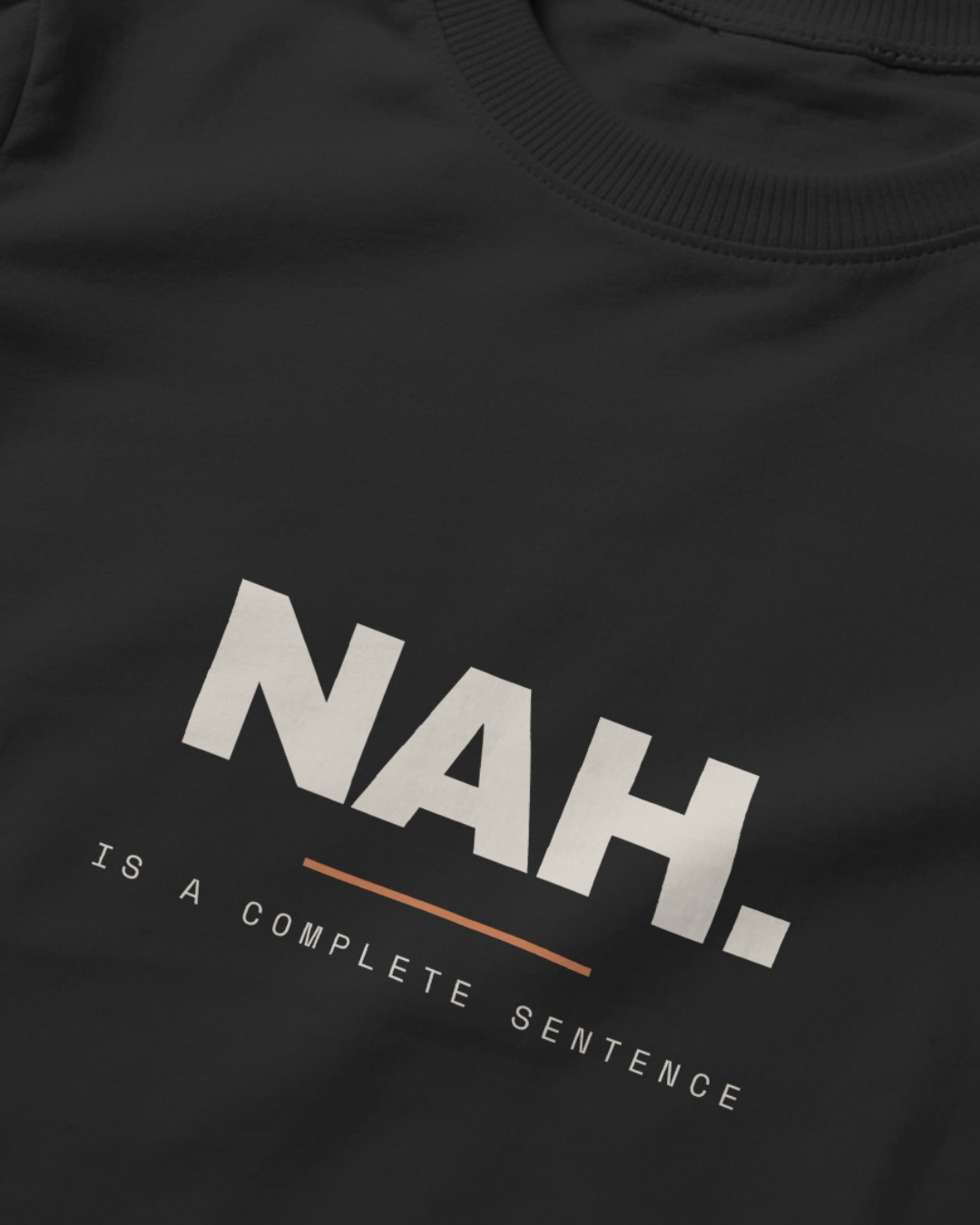 Nah. | Unisex Oversized T-Shirt | Civic Bites