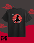Japanese Samurai | Japanese Unisex Oversized T-Shirt | Civic Bites