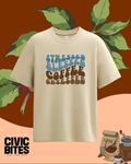 Coffee Obsessed | Unisex Oversized T-Shirt | Civic Bites