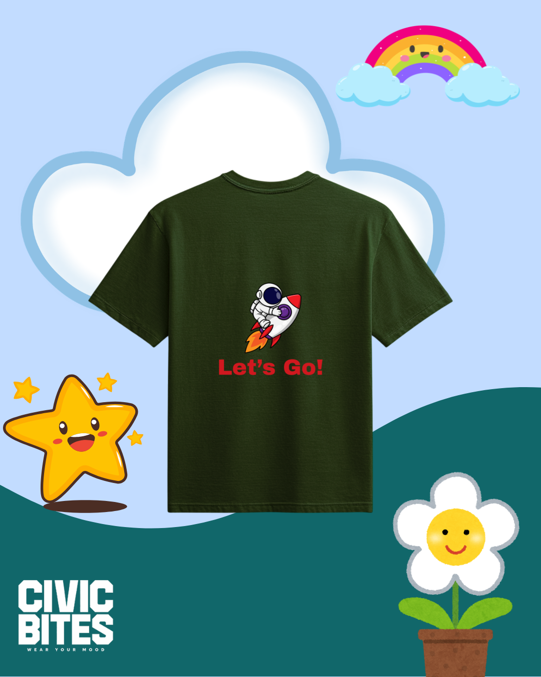 Let's Go Kids Tee