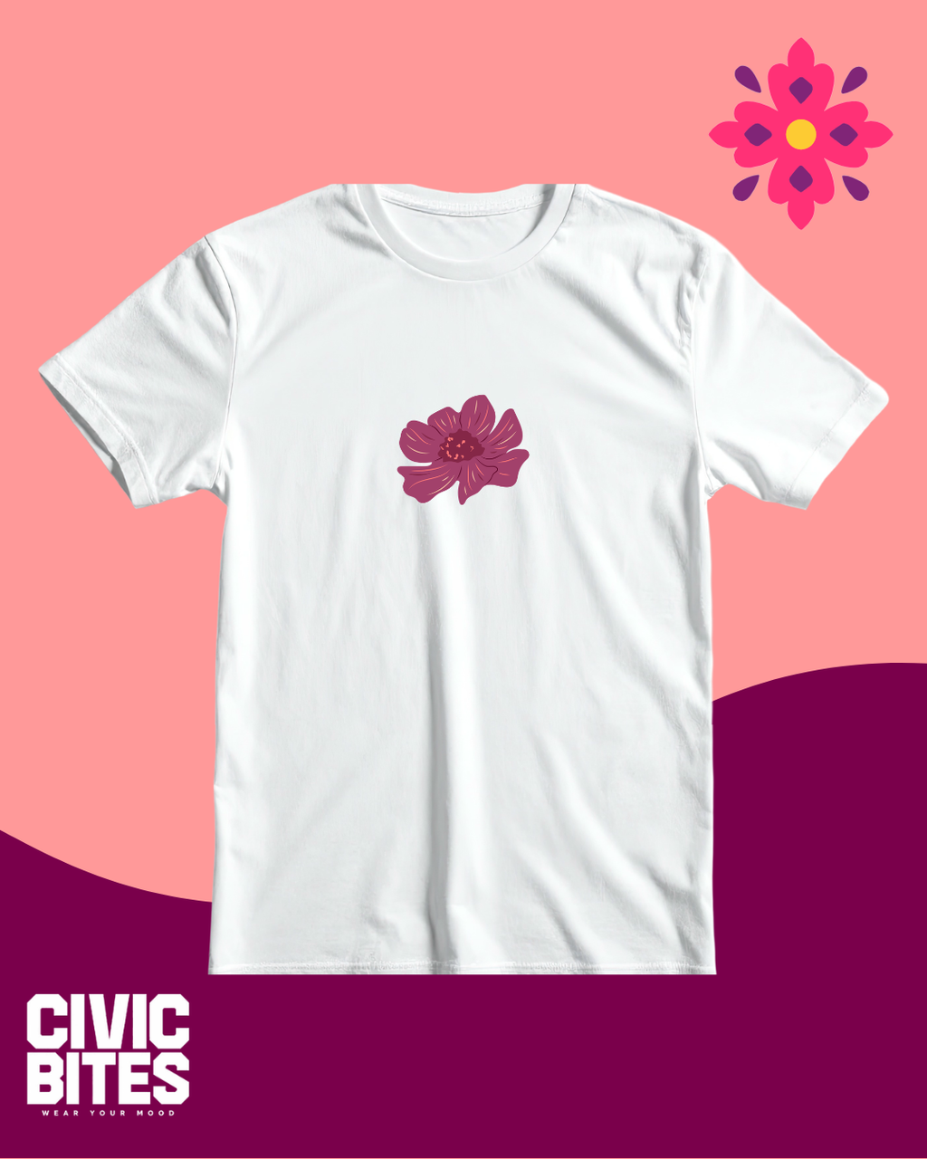 Desi Girl Jharokha | Women's Double-Sided Oversized T-Shirt | Civic Bites
