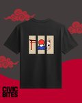 Japanese Torii Fuji Kitsune T-Shirt | Japanese Unisex Oversized | Civic Bites