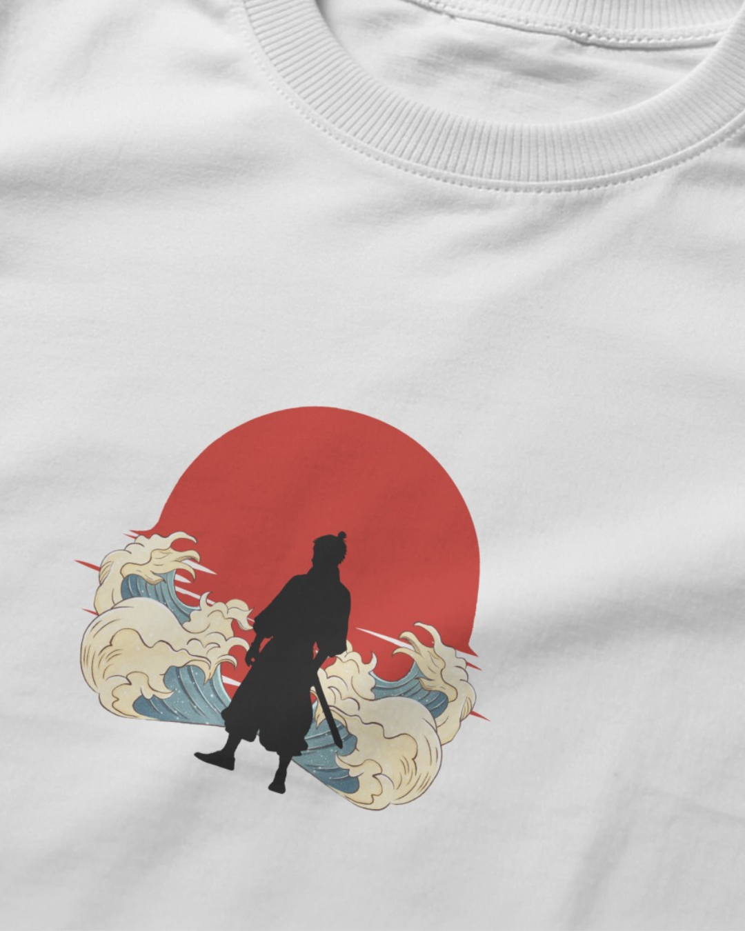 Samurai Sunrise | Japanese Unisex Oversized T-Shirt | Civic Bites