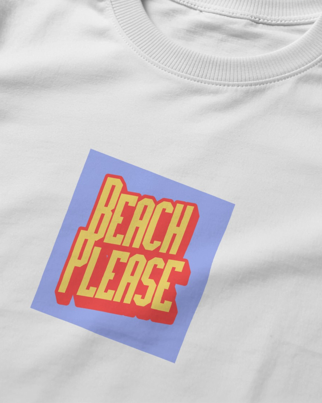 Beach Please Graphic Women's T-shirt | Civic Bites