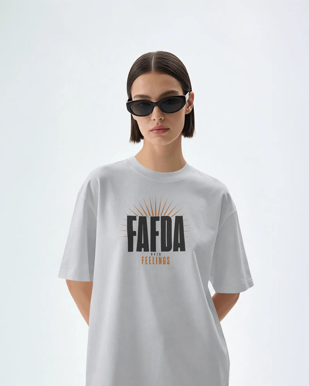  Fafda Over Feelings Gujarati food humour tee, unisex fit