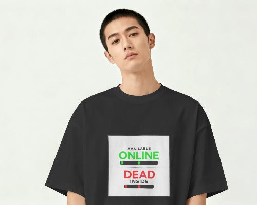 Available Online Dead Inside Unisex T-Shirt