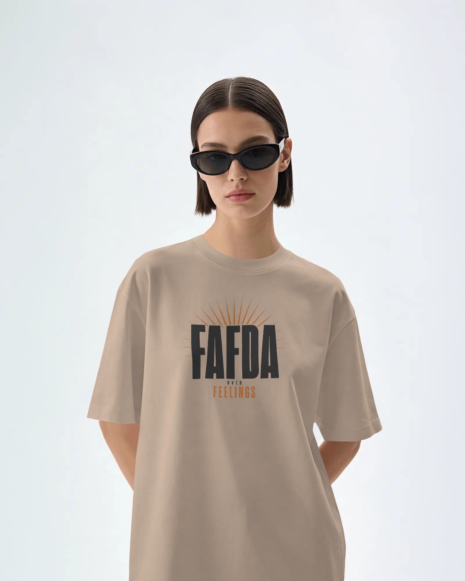  Fafda Over Feelings Gujarati food humour tee, unisex fit