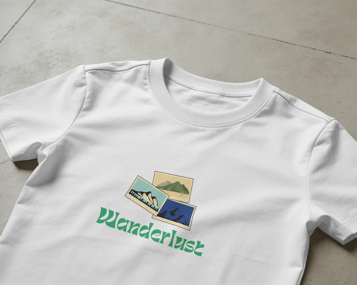 Wanderlust Graphic T-Shirt | Unisex Minimalist Tee